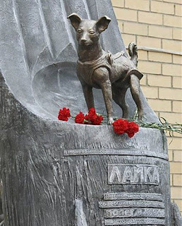 laika dog statue laika dog statue