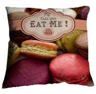 coussin de créateur macarons