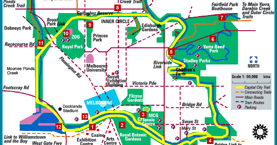 Capital City Trail Walk Map Trailstops: Biker's Notes : Capital City Trail