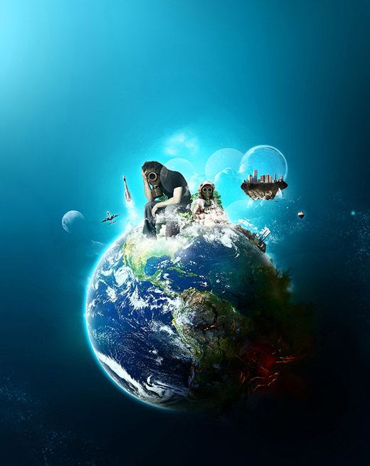 mitisor poienaru earth photo manipulation