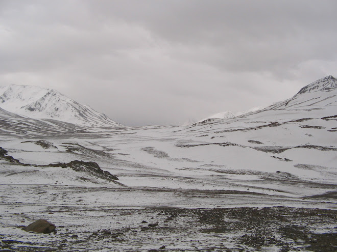 winter light on quiet mountain