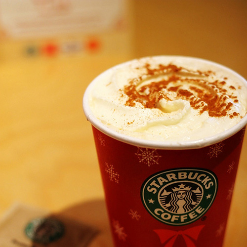 Thirsty Thursday Starbucks Eggnog Latte Sweet Southern Prep