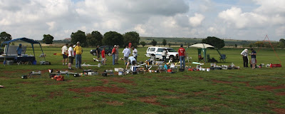 Early morning setup at Groengoud
