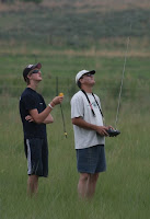 Chris flying, Conrad timing