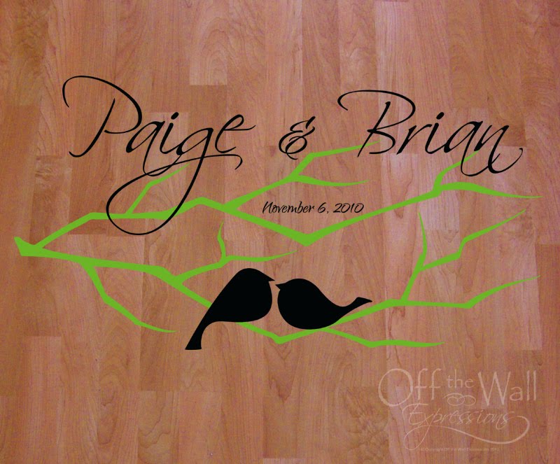 Wedding+dance+floor+decals+sale