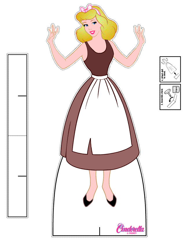 CINDERELLA PAPER DOLL learningenglishesl