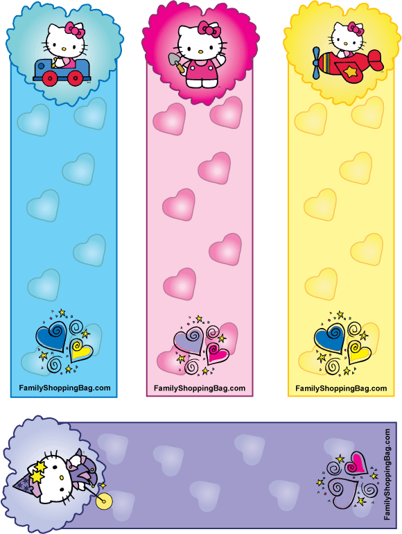 Printable Bookmarks Hello Kitty | hello kitty bookmarks learningenglish esl Printable Bookmarks Hello Kitty | hello kitty bookmarks learningenglish esl