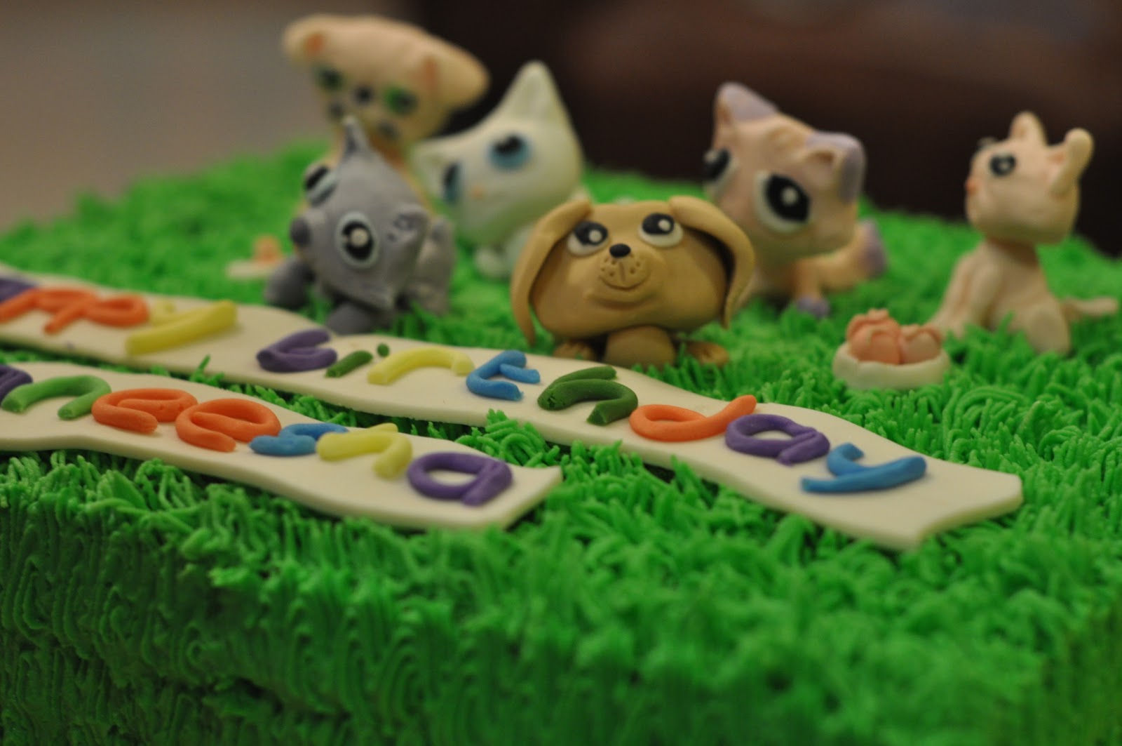 Delicious Cakes By Nell Dogs and Cats Birthday Cake