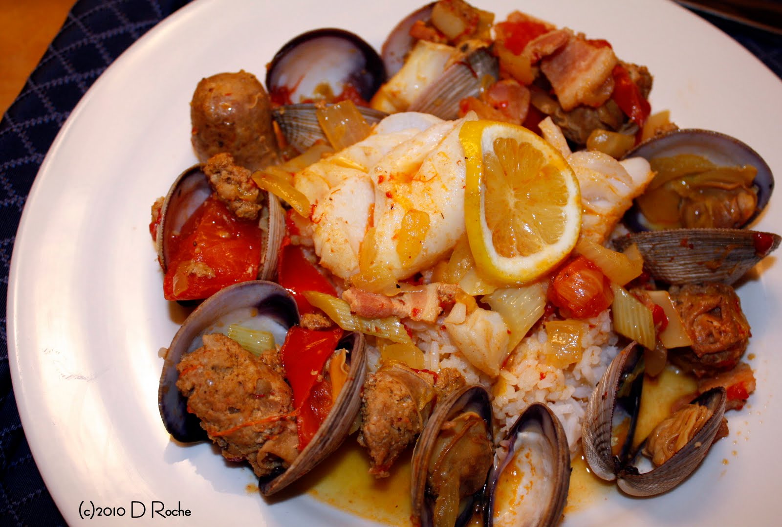 In the kitchen with Nick True Cod and Clam Stew presents a bounty