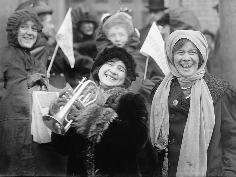 Many women suffragists