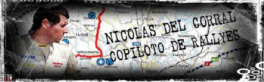 Nicolás del Corral copiloto de rallyes
