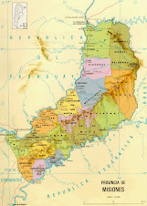 Mapa de la provincia de misiones