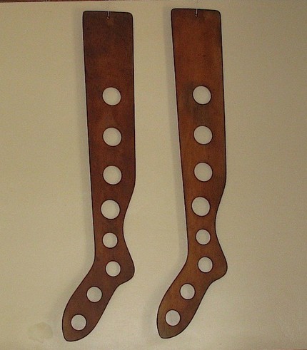 antique sock stretcher wooden primitive