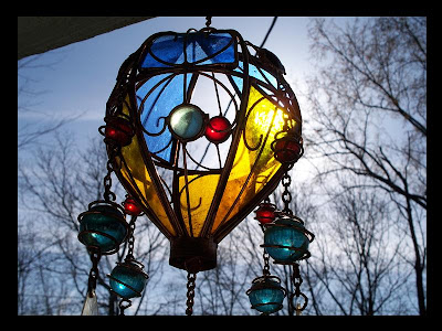 wind chimes in the sun