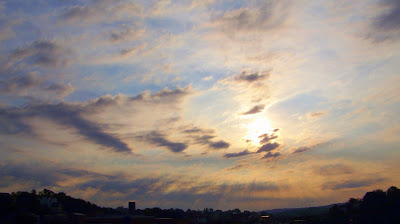 Sunrise over Norwich, CT