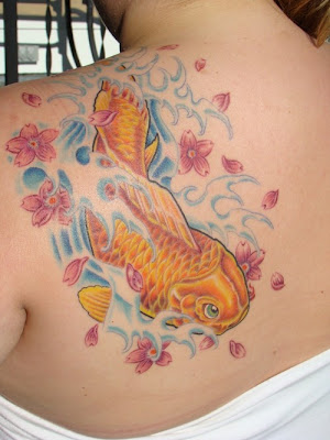 Fish Koi Tattoos Japanese Koi Fish Tattoos Design.Fish Koi Tattoos Meaning