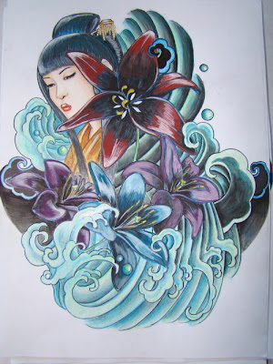 Japanese Geisha Tattoo for Japanese Geisha Tattoo for