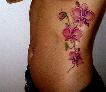 Flower Pink Tattoo