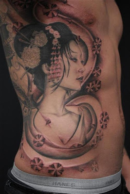 chinese geisha tattoos