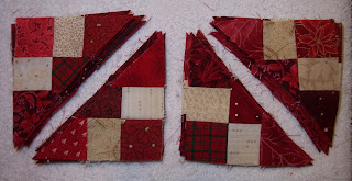 Step 4 units for the mystery quilt