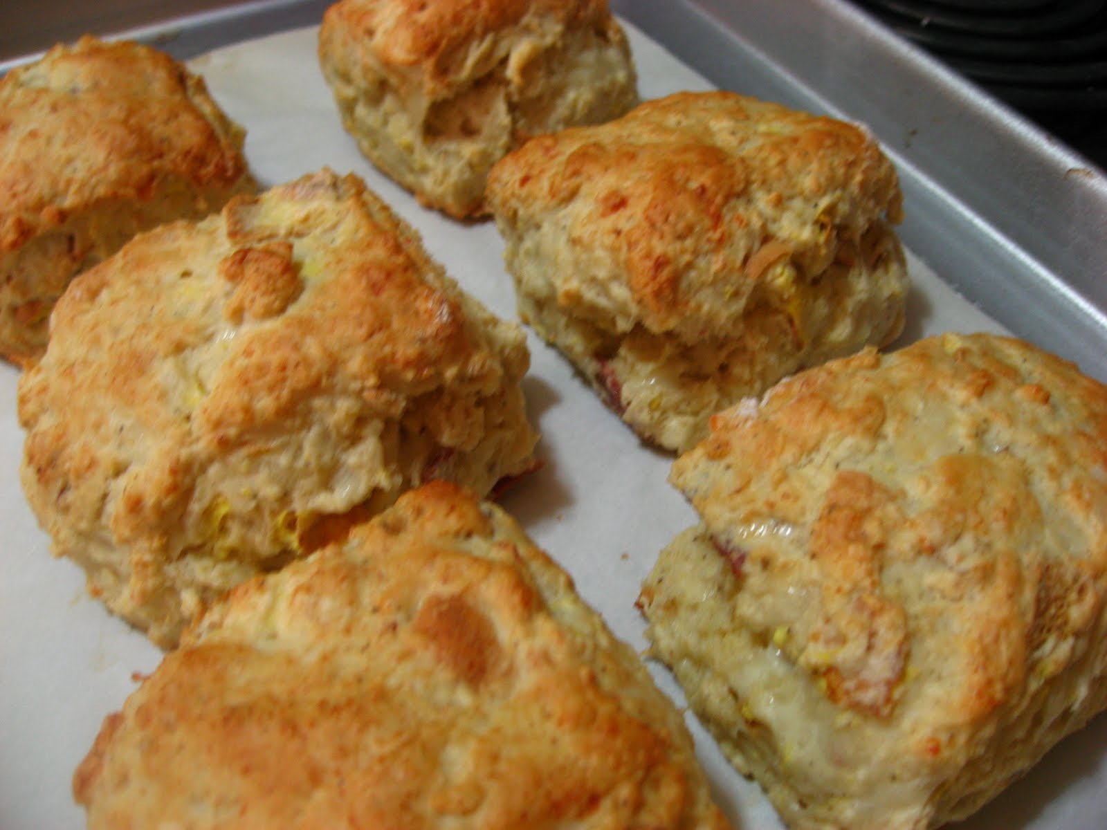 Slacker Bacon, Egg, and Cheese Scones