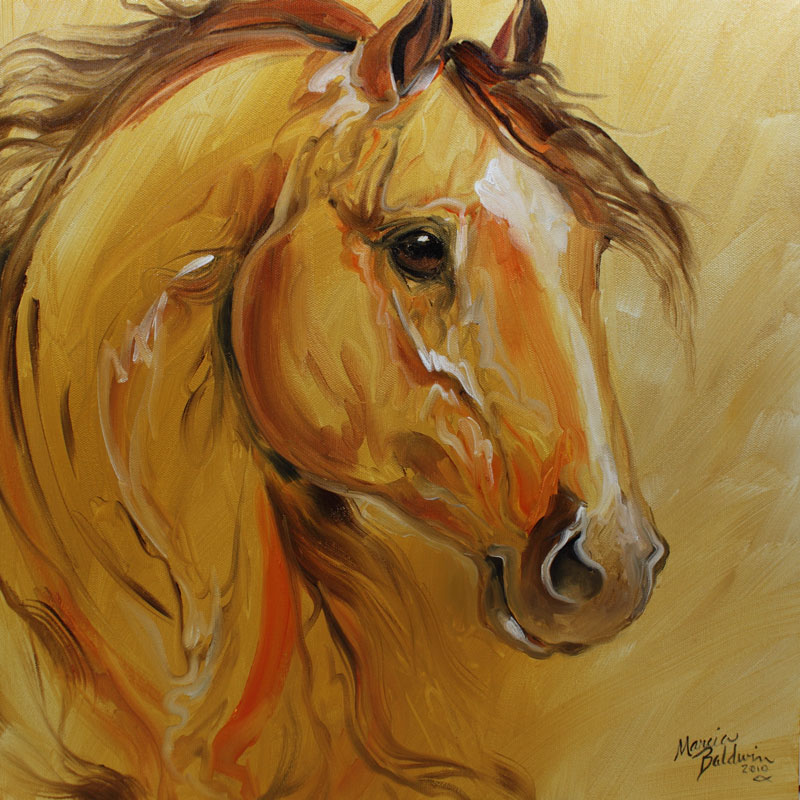 Daily Paintings Fine Art Originals by Marcia Baldwin GOLD DUST an