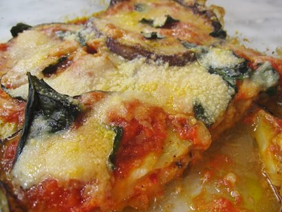 Melanzane alla parmigiana.