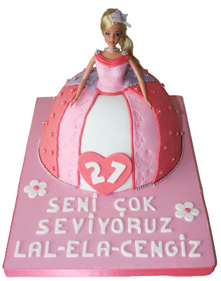 ideas4cakes: BARBİ PASTA
