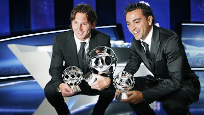 Messi Xavi