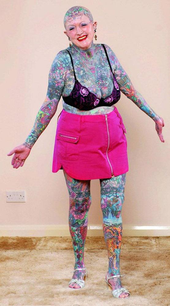 whoever said tattoos will look funny and ugly when you get older was