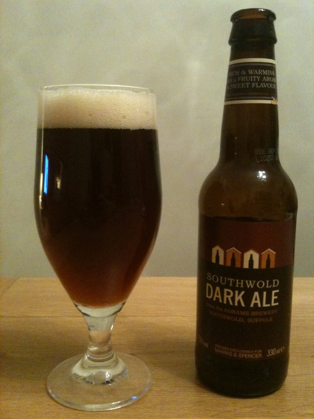 The Beer Bunker Southwold Dark Ale (Marks and Spencer)