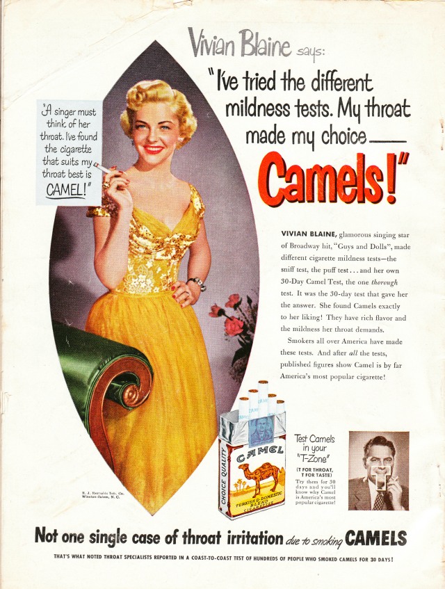 Dating advert with camel