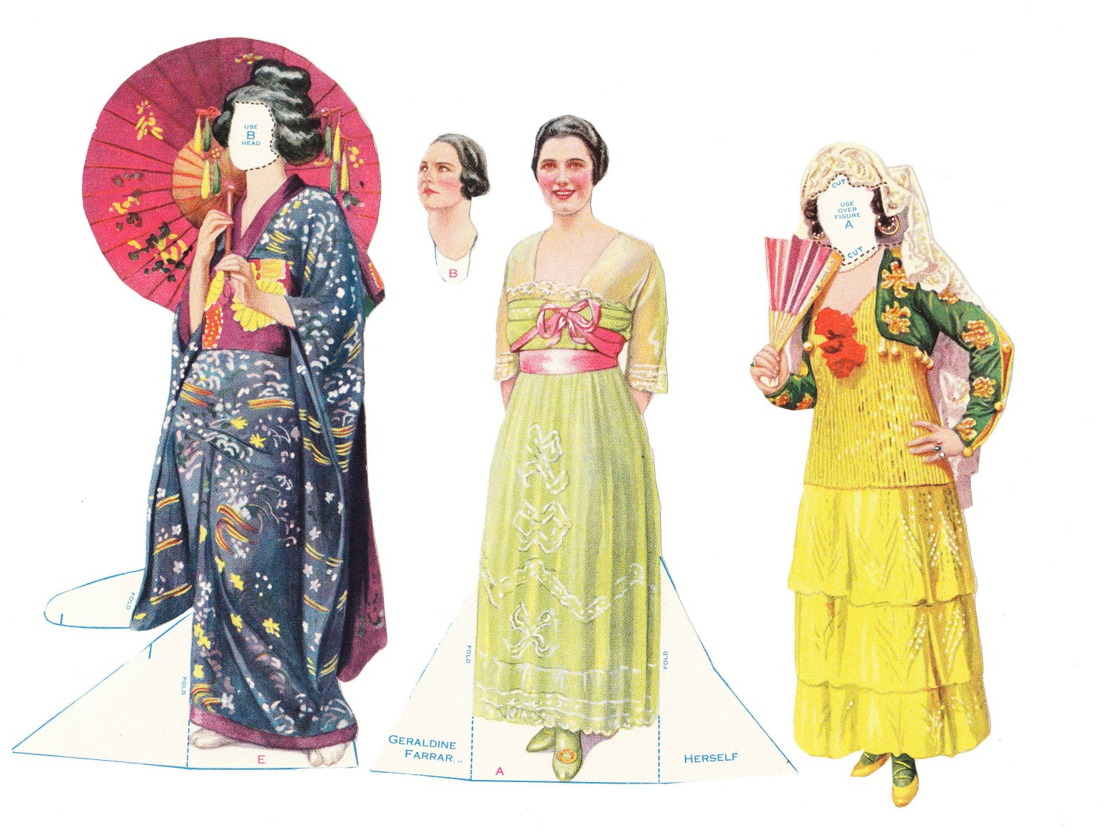 The Paper Collector Geraldine Farrar Movy Doll, 1919