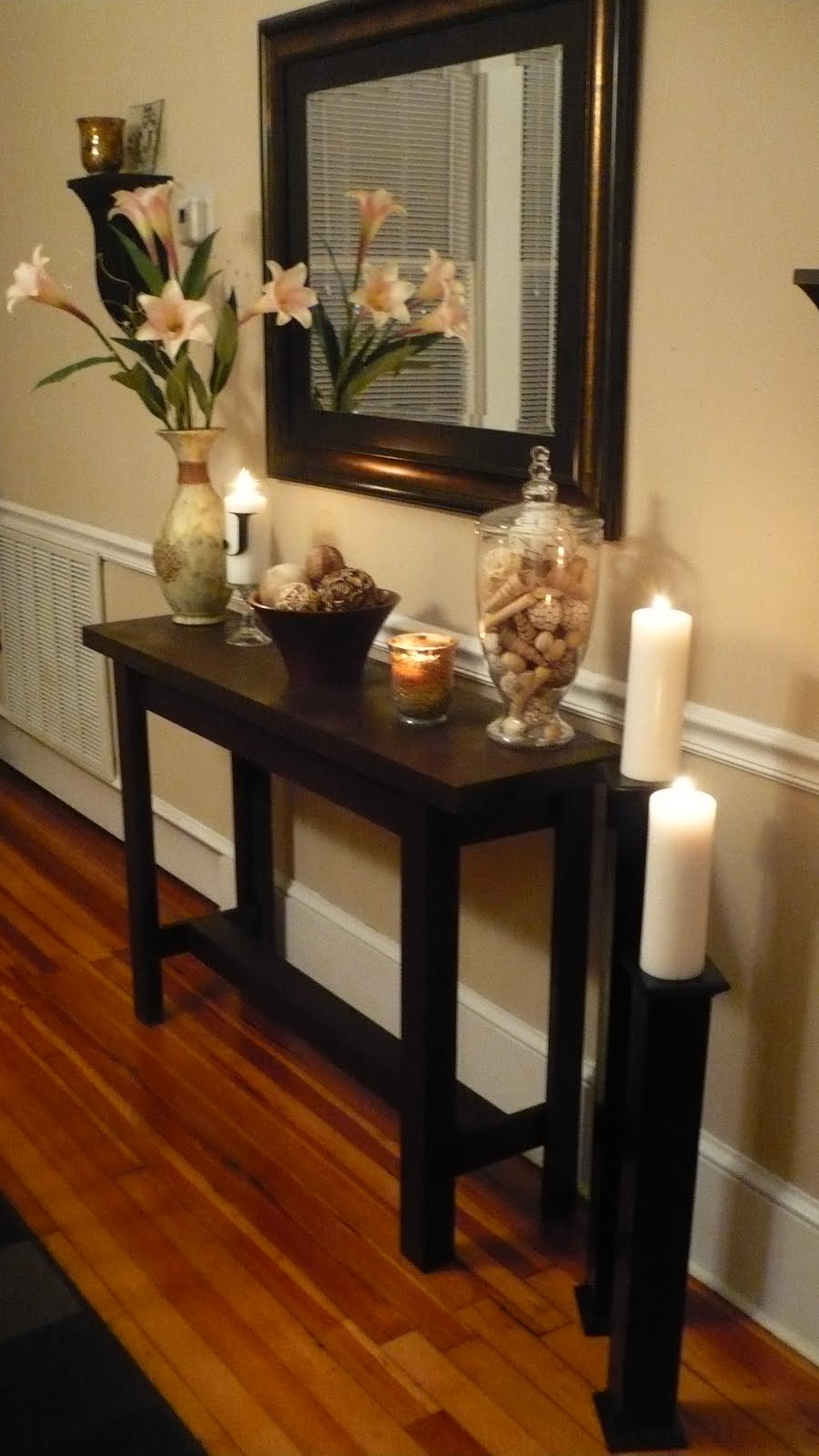 DIY Console Table with Life as Lori - Somewhat Simple