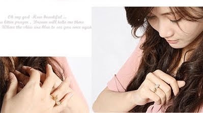 A00036 Korean Style Angel Wings Rings A00036 Korean Style Angel Wings Rings