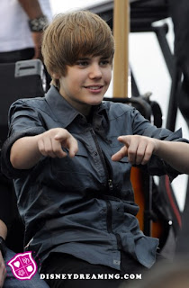 justin em seu show