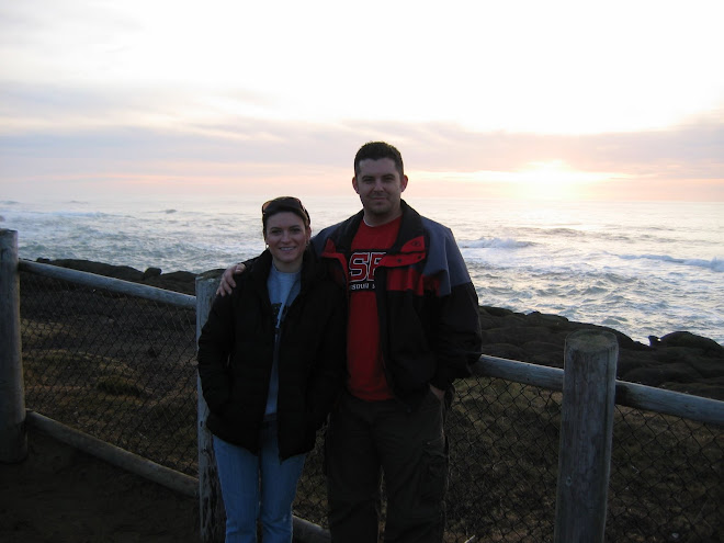 Sunset on the Oregon coast 2007...