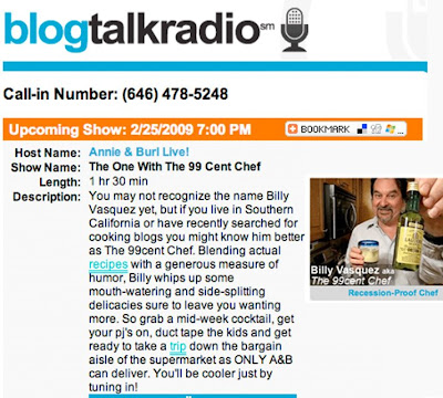 Thanks to Annie & Burl of blogtalkradio for being the perfect host to The 99 