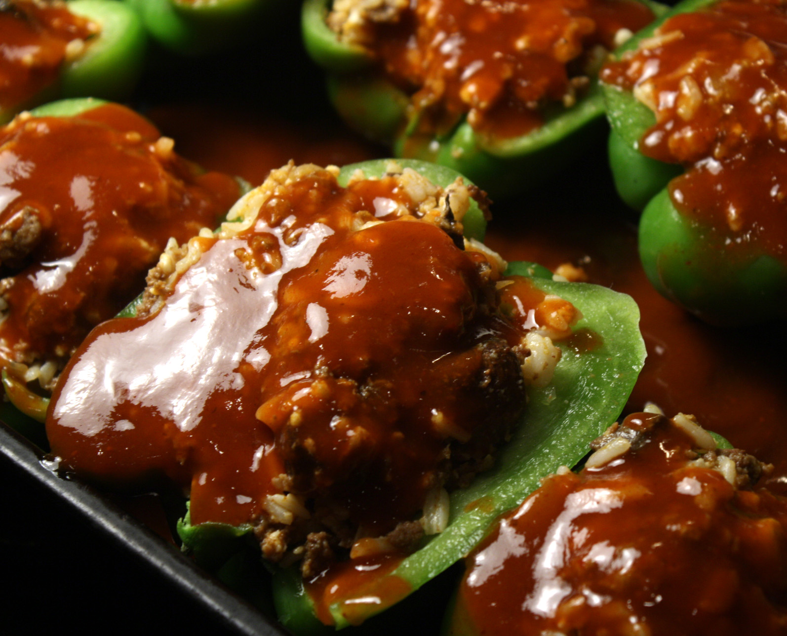 The 99 Cent Chef Stuffed Bell Peppers Mexican Style