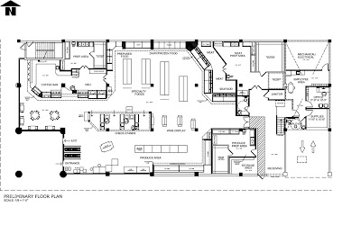 Place Du Vivre Grocery Store Floor Plan
