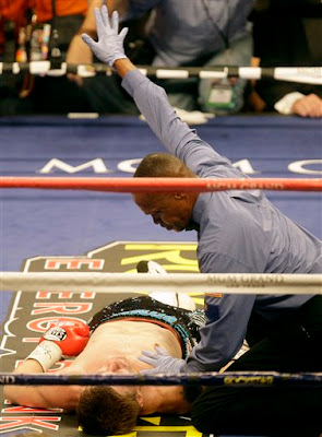 Referee stops the fight..