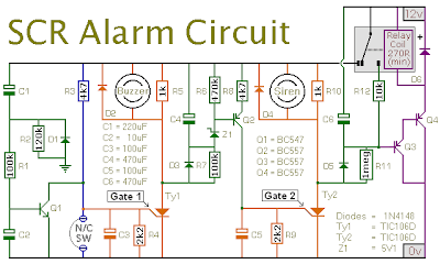 rangkaian alarm|sirine