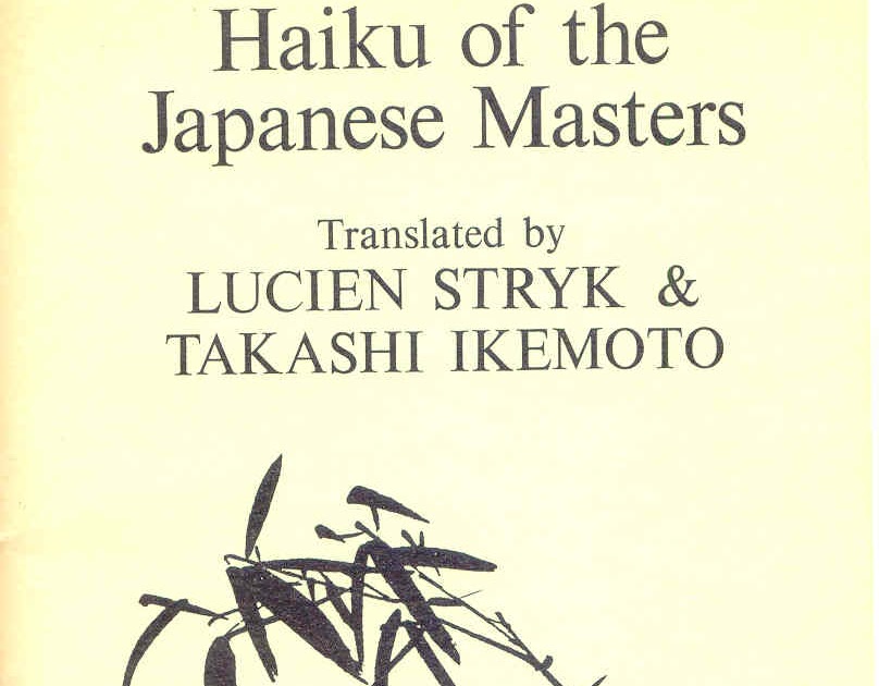 Issa's Untidy Hut Haiku of the Japanese Masters Lucien Stryk