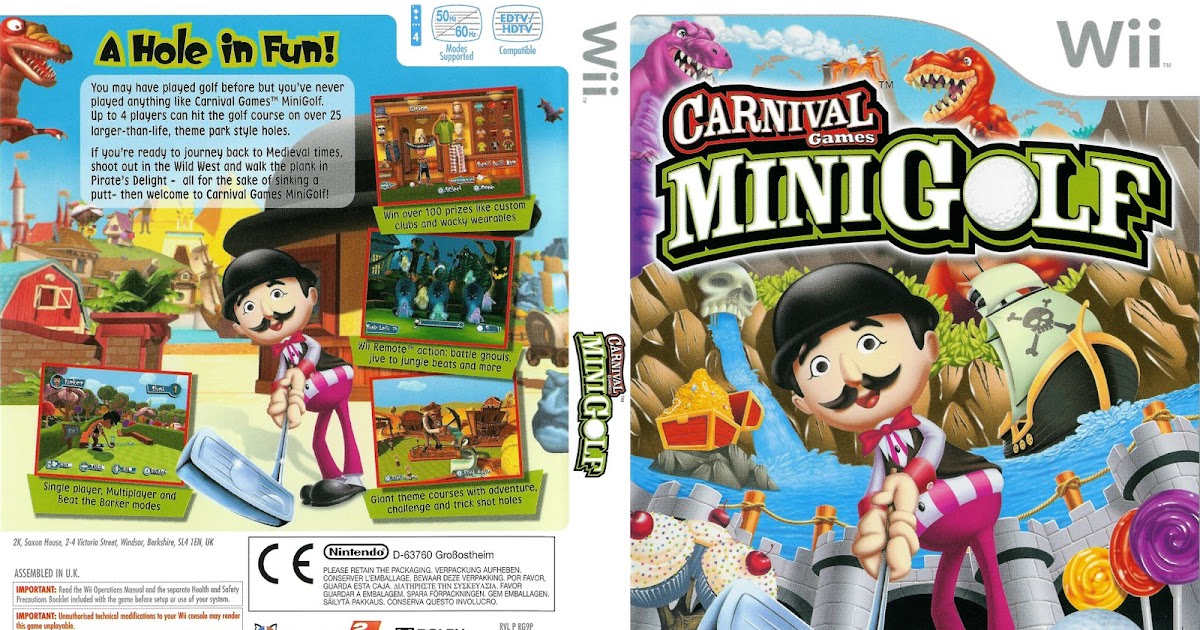 Games Covers Carnival Games Mini Golf Wii