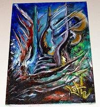 Tormenta - Óleo sobre tela 33x45 cm