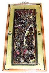 Cristo Pagão - Composição em relevo 60x120 cm