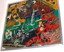 Consumo - Composição - Óleo sobre painel 80x85 cm