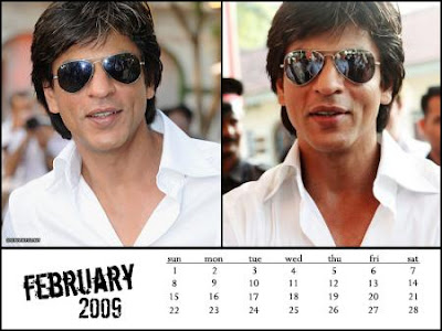 Shahrukh Khan 2009 Calendar