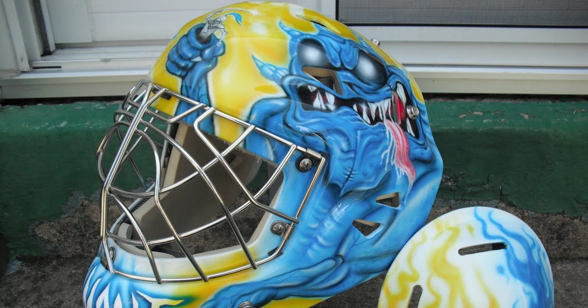 Nick Salvatore Animator More Airbrush Goalie Mask