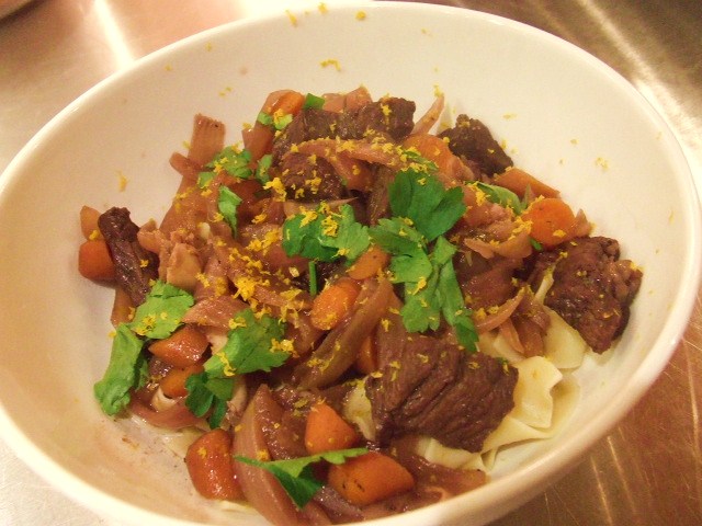 called daube takes beef